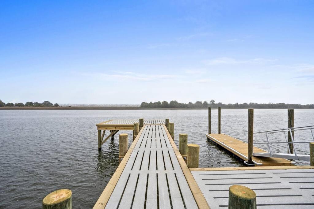 Вилла Dolphin Cove - Whole Waterfront House With Dock Ошен-Айл-Бич Экстерьер фото
